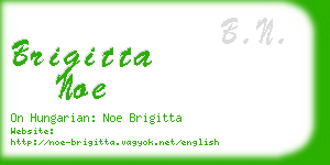 brigitta noe business card